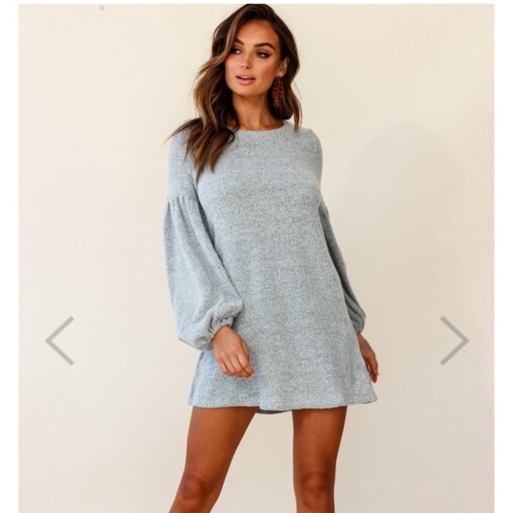 SelfieLeslie Forever 21 Balloon Mini Sweater Dress